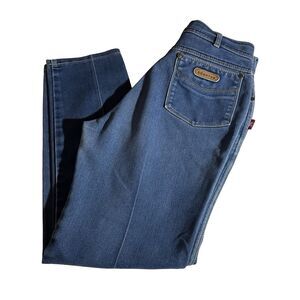 VTG Braxton Jeans 80's Kids Size 14 29x27 High Rise Designer Denim Medium Wash